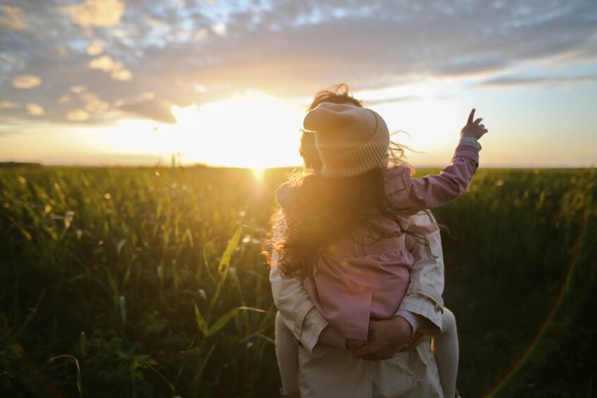 other and Daughter on Grass